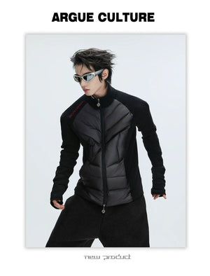 desc::slim-fit-hybrid-down-puffer-liner-insulated-streetwear-mid-layer-detail-img-2