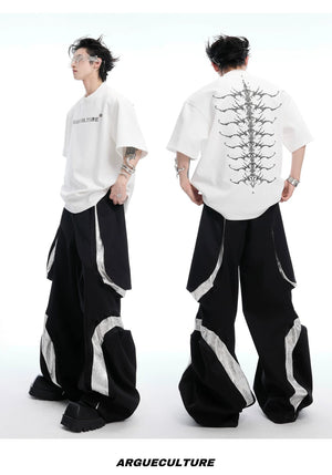 desc::snake-eye-spine-embroidered-oversized-cotton-tee-detail-img-13