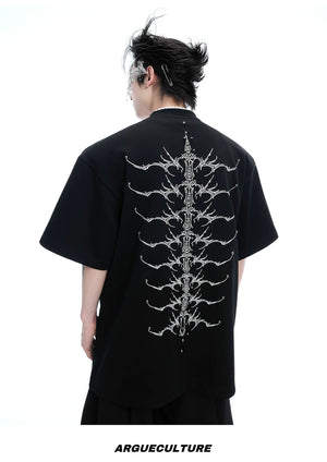 desc::snake-eye-spine-embroidered-oversized-cotton-tee-detail-img-22