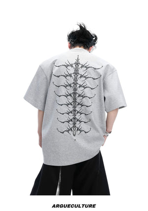 desc::snake-eye-spine-embroidered-oversized-cotton-tee-detail-img-26
