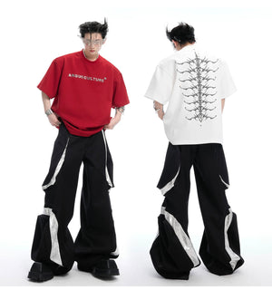 desc::snake-eye-spine-embroidered-oversized-cotton-tee-detail-img-4