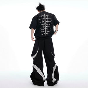 Detail shot of the premium high-count cotton fabric texture