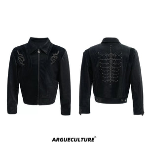 snake-eye-studded-spine-faux-leather-streetwear-jacket-black