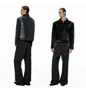 desc::snake-eye-studded-spine-faux-leather-streetwear-jacket-detail-img-3