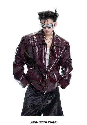 desc::spine-rivet-distressed-glossy-moto-jacket-streetwear-detail-img-12