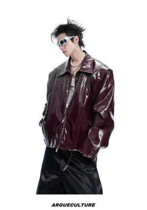 desc::spine-rivet-distressed-glossy-moto-jacket-streetwear-detail-img-13