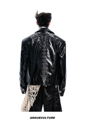 desc::spine-rivet-distressed-glossy-moto-jacket-streetwear-detail-img-18