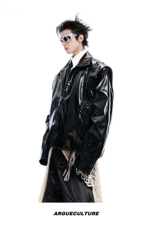 desc::spine-rivet-distressed-glossy-moto-jacket-streetwear-detail-img-20