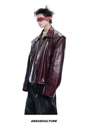 desc::spine-rivet-distressed-glossy-moto-jacket-streetwear-detail-img-9