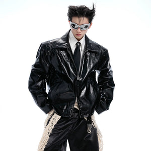 Back view showing the heavy-duty spine embroidery and rivet design