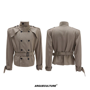 striped-deconstructed-padded-shoulder-trench-coat-set-khaki-top