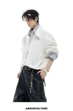 desc::striped-fake-two-piece-patchwork-streetwear-shirt-detail-img-11