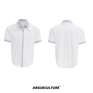 striped-fake-two-piece-patchwork-streetwear-shirt-pink-short-sleeve