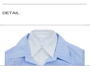 desc::striped-faux-2-piece-short-sleeve-shirt-oversized-preppy-tee-detail-img-16