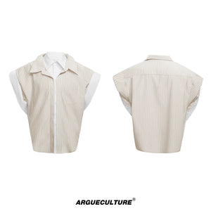 striped-faux-2-piece-short-sleeve-shirt-oversized-preppy-tee-yellow