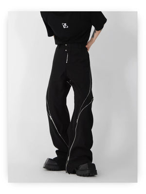 desc::structured-micro-flare-trousers-mens-streetwear-slacks-detail-img-10
