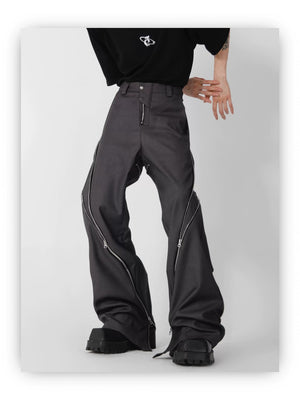 desc::structured-micro-flare-trousers-mens-streetwear-slacks-detail-img-3