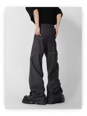 desc::structured-micro-flare-trousers-mens-streetwear-slacks-detail-img-9