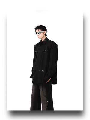 desc::studded-pleated-cropped-shirt-with-shoulder-pads-for-men-detail-img-13