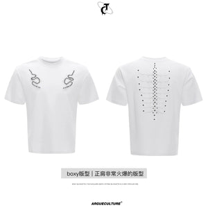 S / Men's White Top