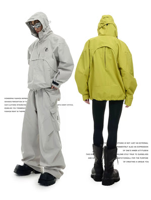 desc::techwear-waterproof-shell-jacket-cargo-pants-set-detail-img-2