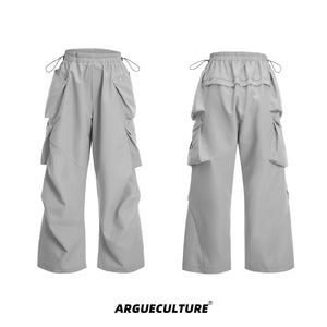 techwear-waterproof-shell-jacket-cargo-pants-set-green-bottoms