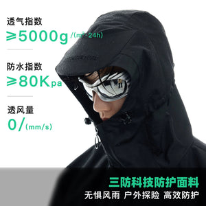 Urban outdoor gray shell jacket and matching bottoms for men and women