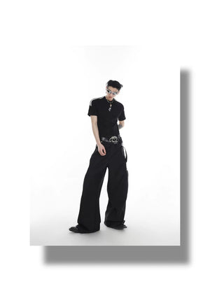 desc::textured-striped-slim-fit-tee-avant-garde-unisex-top-detail-img-1