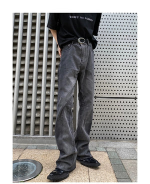 desc::tie-dye-gradient-flared-jeans-with-distressed-hem-detail-img-13