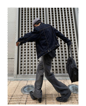 desc::tie-dye-gradient-flared-jeans-with-distressed-hem-detail-img-9