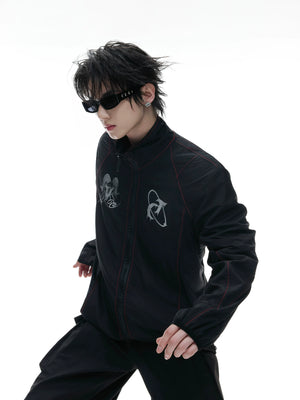UPF 50+ Mesh Panel Zip Sun Jacket with Stand Collar - main image 2