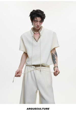 desc::v-neck-houndstooth-streetwear-set-curved-pants-detail-img-17