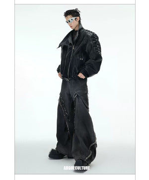 desc::vintage-raw-edge-curved-silhouette-baggy-jeans-detail-img-13