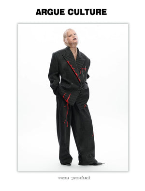 desc::vintage-striped-wool-blazer-deconstructed-suit-detail-img-12