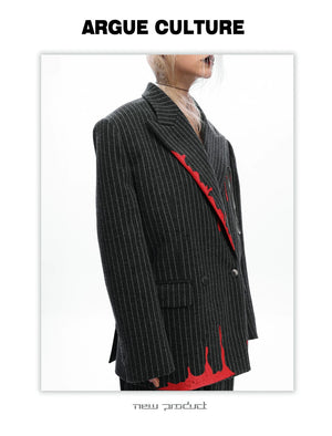 desc::vintage-striped-wool-blazer-deconstructed-suit-detail-img-16