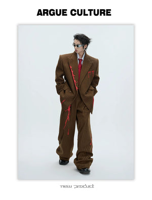 desc::vintage-striped-wool-blazer-deconstructed-suit-detail-img-5