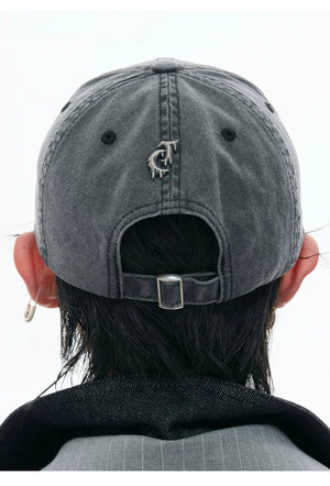 desc::washed-distressed-3-layer-brim-baseball-cap-detail-img-5