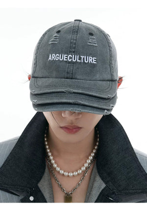 desc::washed-distressed-3-layer-brim-baseball-cap-detail-img-6