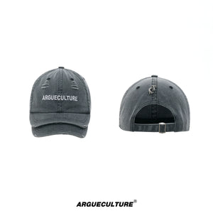 washed-distressed-3-layer-brim-baseball-cap-gray-2