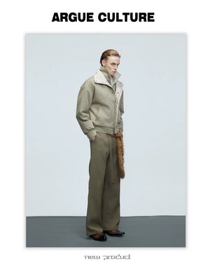 desc::washed-stripe-fake-two-piece-harrington-jacket-padded-coat-detail-img-8