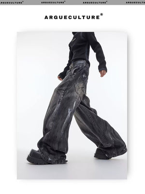 desc::wasteland-distressed-wide-leg-jeans-retro-baggy-streetwear-detail-img-12