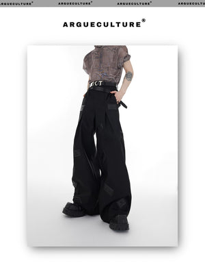 desc::wide-leg-3d-leather-patch-streetwear-suit-pants-detail-img-9