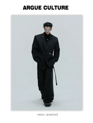 desc::wool-fur-collar-oversized-blazer-wide-leg-suit-set-detail-img-2