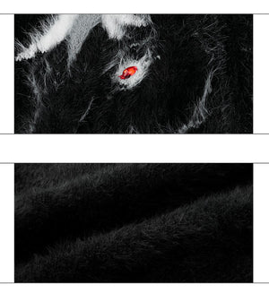 desc::year-of-the-horse-heavyweight-zip-up-faux-mink-cardigan-detail-img-9