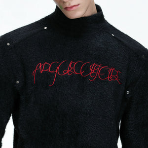 Deconstructed Cotton Mock-Neck Top | Argue Culture - main image 5