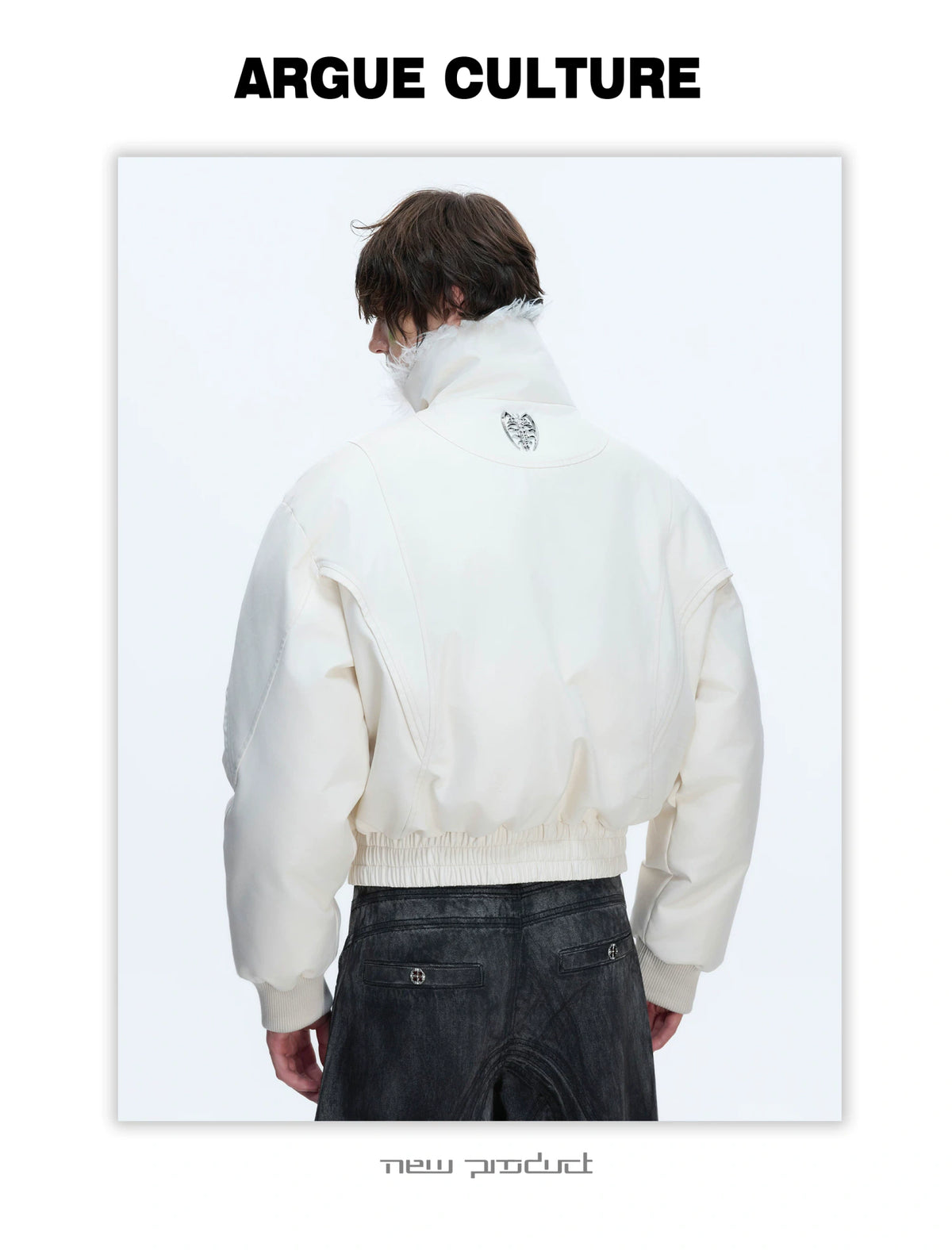 Heavyweight Embroidered Cropped Jacket | Unisex - description image 19