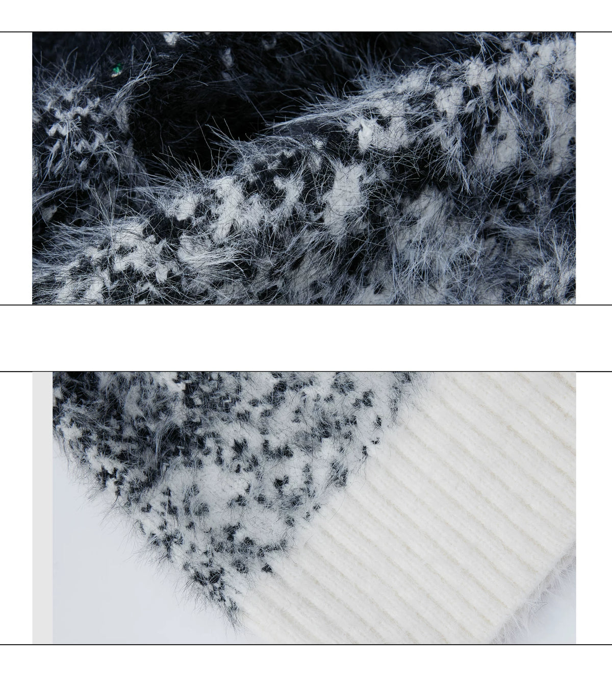 Gradient Wool-Blend Knit Cardigan | Unisex Streetwear - description image 13