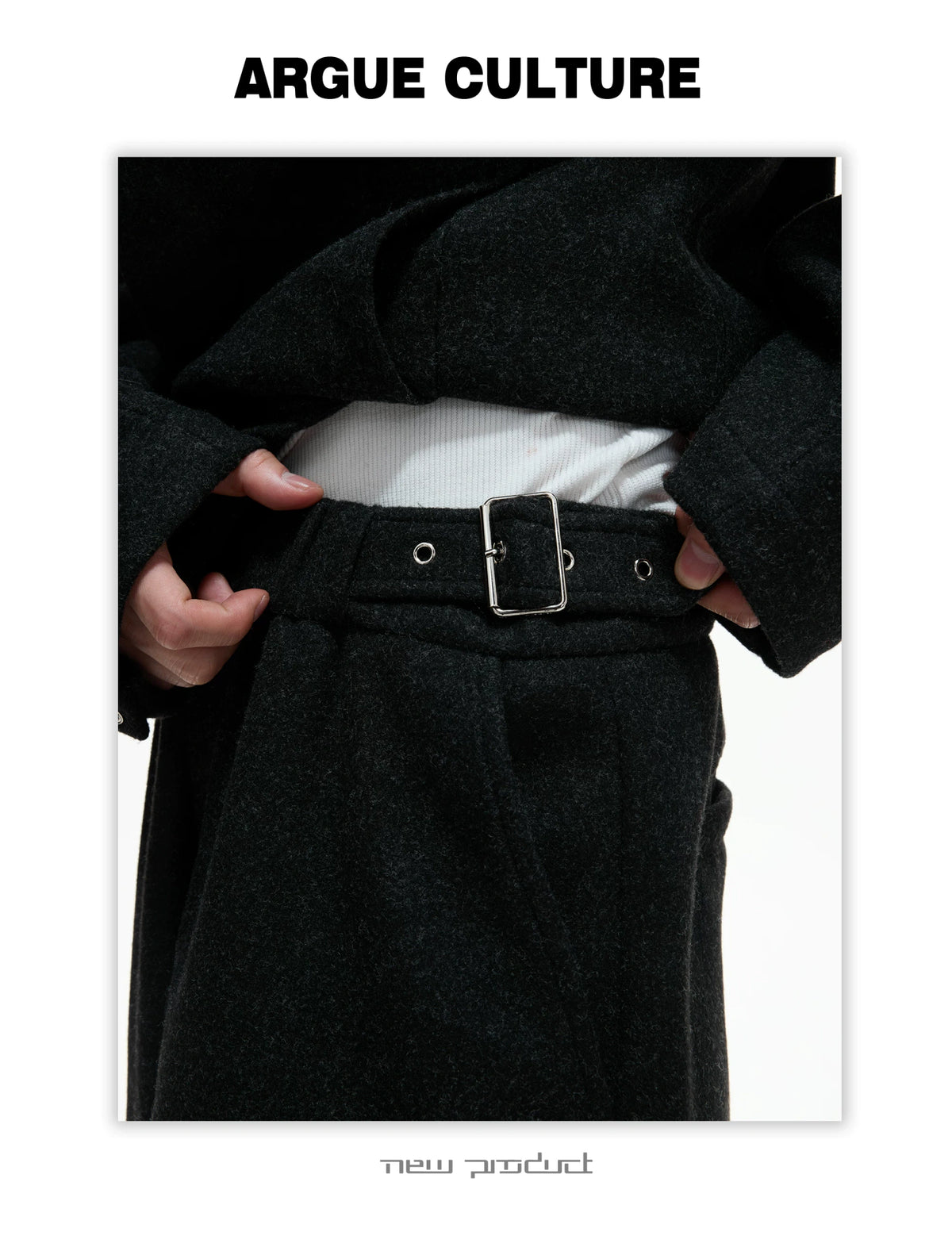 Relaxed Cotton-Wool Cropped Jacket with Metal Logo - description image 7