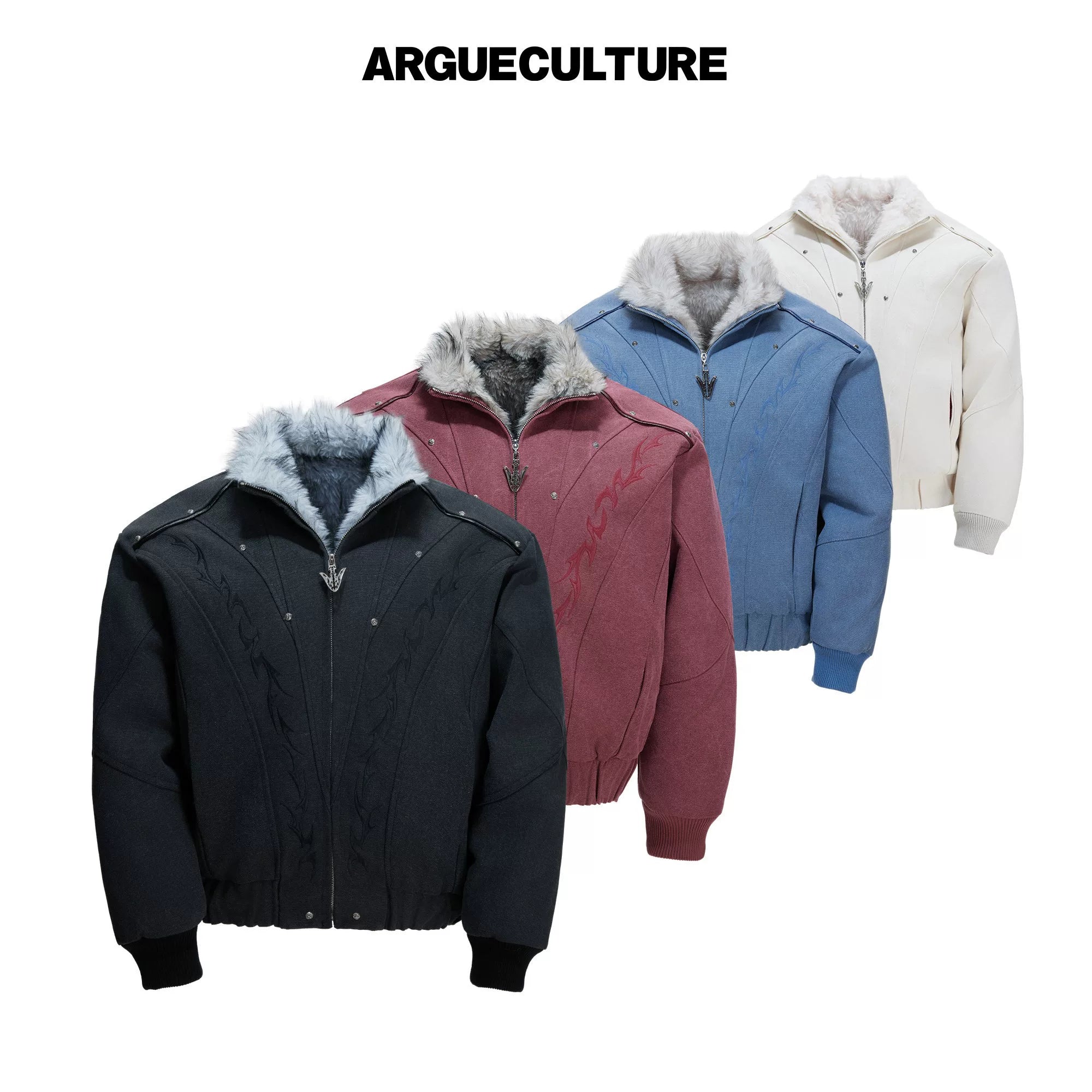 Washed Canvas Cropped Jacket | Fleece-Lined Streetwear - main image 1