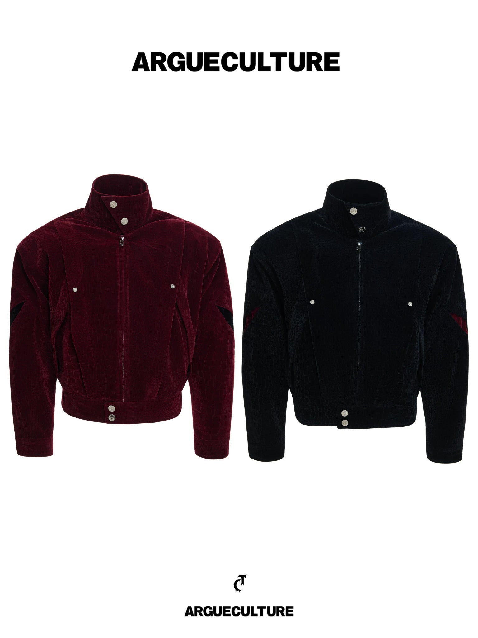 Textured Contrast Short Jacket | Avant-Garde Style - main image 1
